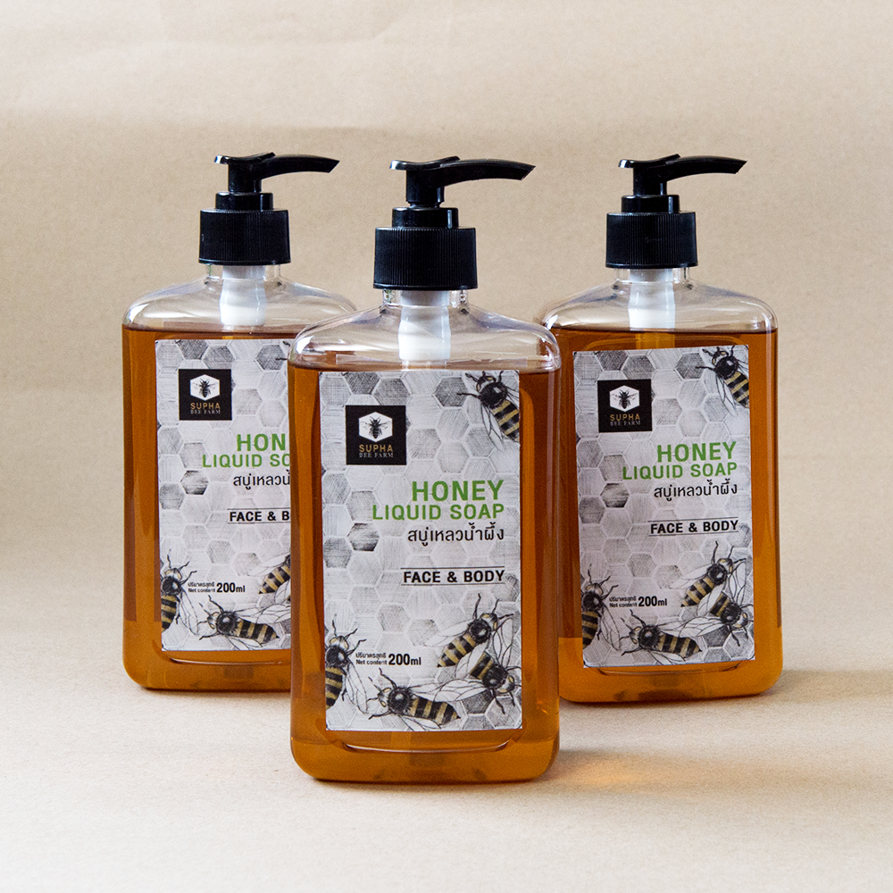 สบู่เหลวน้ำผึ้ง 500 ml (Honey Liquid Soap 500ml)