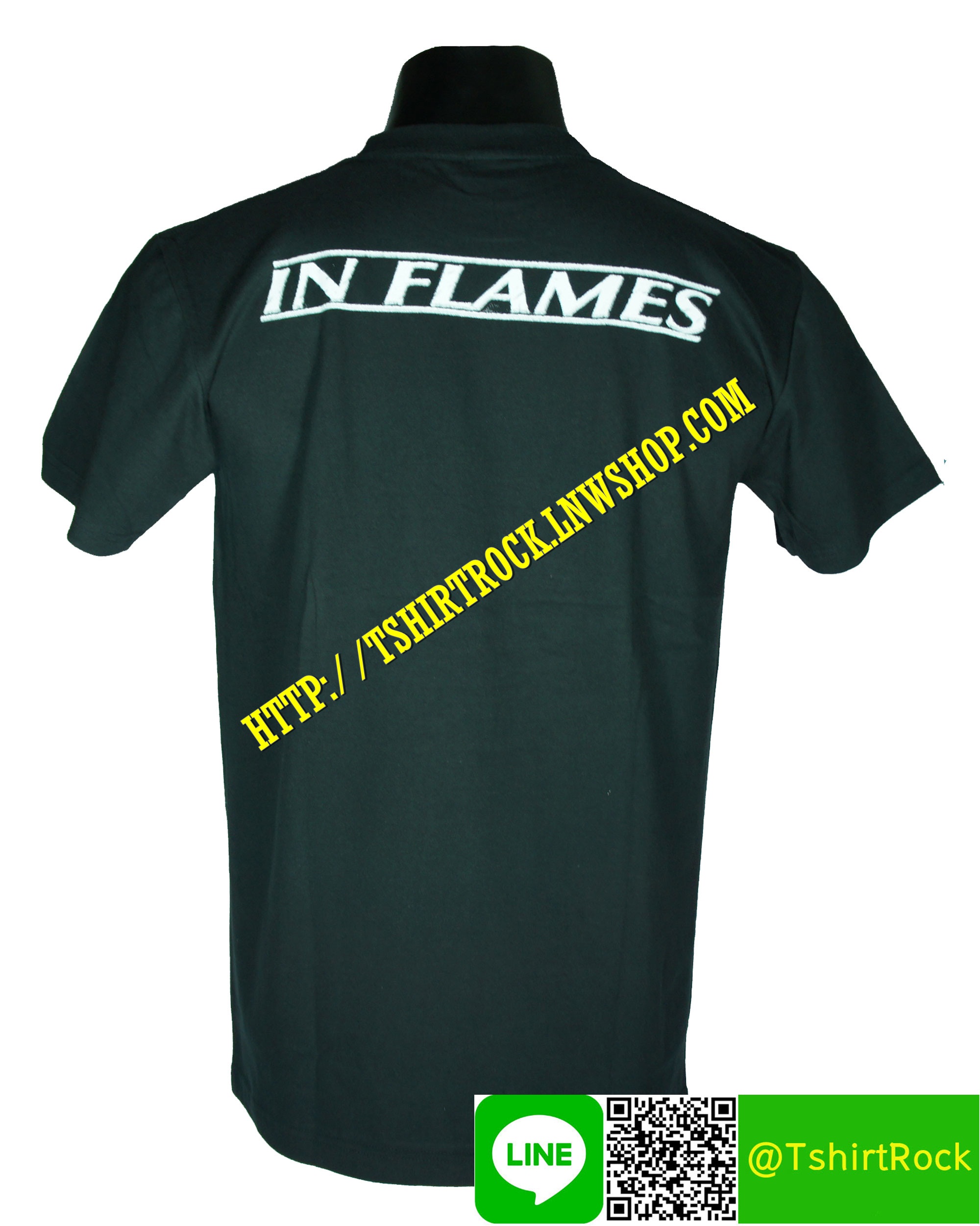 IN FLAMES เสื้อยืดวงร็อค เมทัล ดนตรี เสื้อวง IFM391