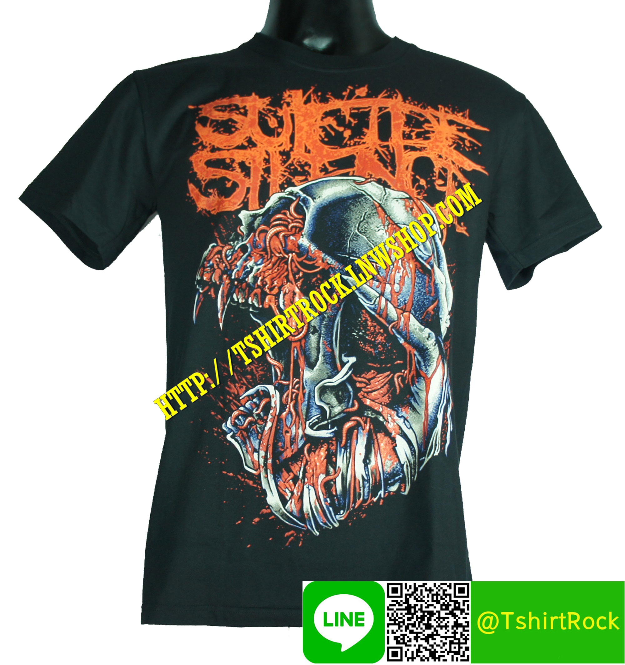 SUICIDE SILENCE เสื้อยืดวงร็อค เมทัล ดนตรี เสื้อวง SSE1194