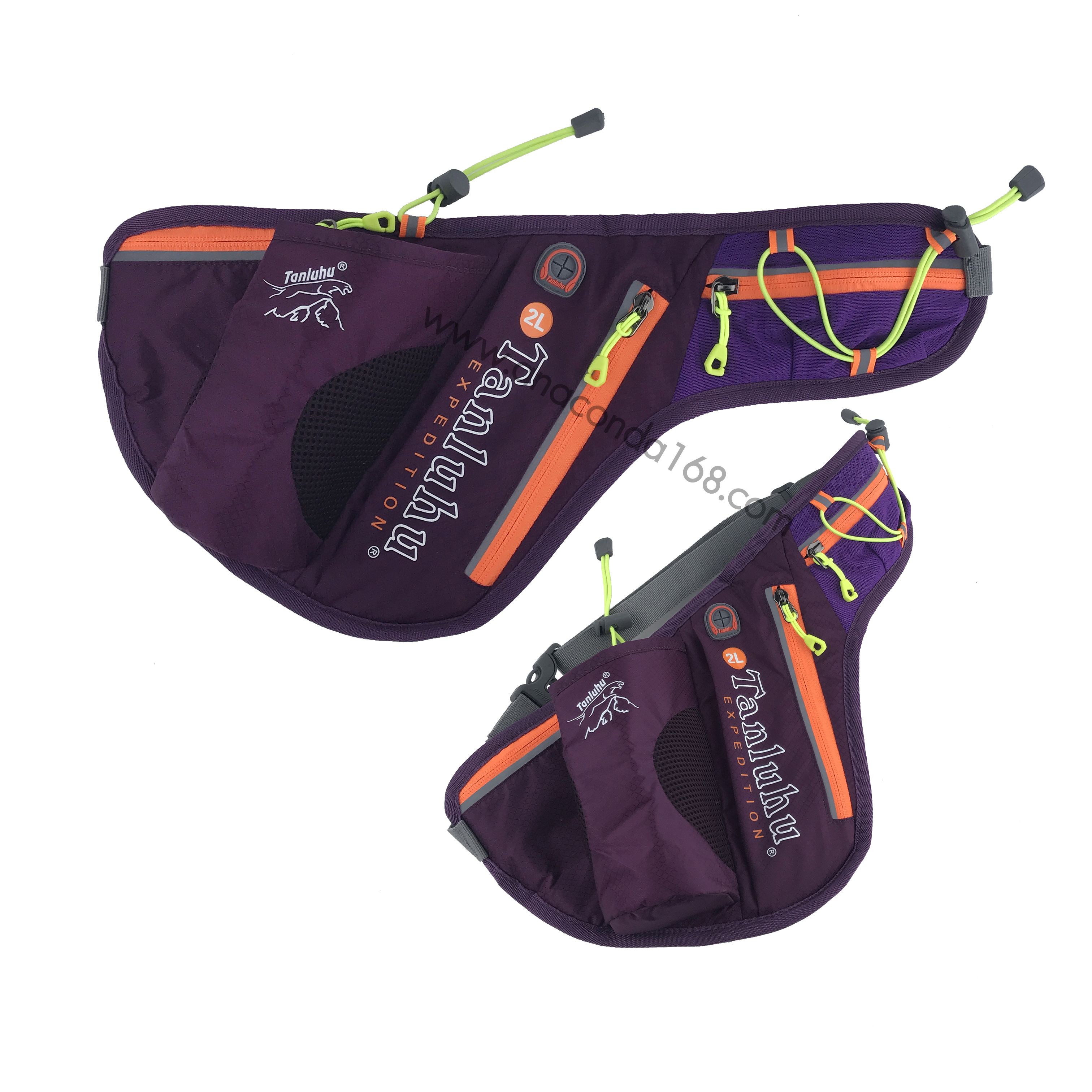 กระเป๋าคาดเอวพร้อมช่องใส่กระบอกน้ำได้ 2 ลิตร. (Tanluhu)