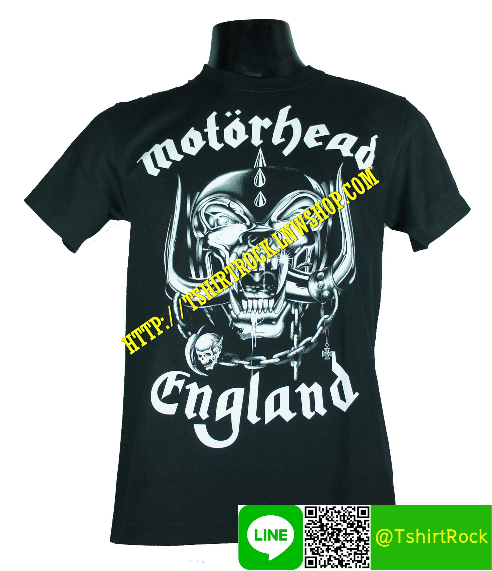 MOTORHEAD เสื้อยืดวงร็อค เมทัล ดนตรี เสื้อวงมอเตอร์เฮด MTH1575