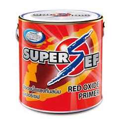 สีรองพื้นกันสนิม แดง SUPERSEF 1 กล.