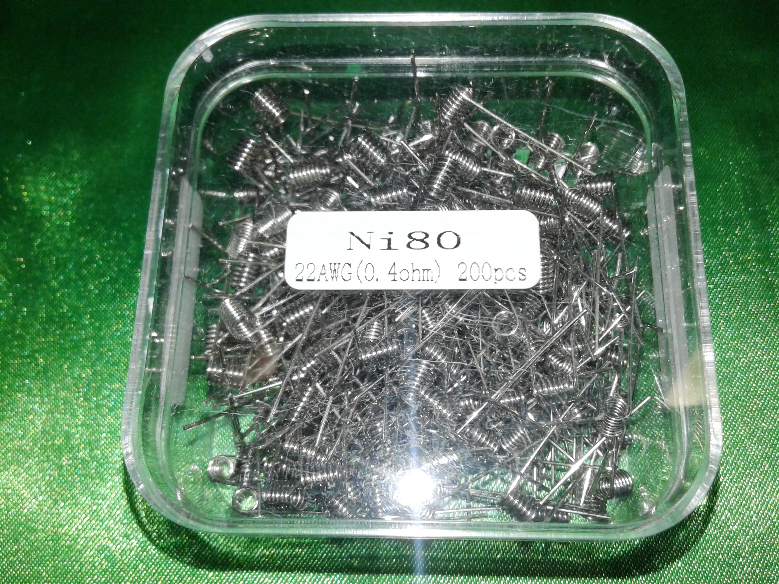 ลวดนิโครมสำเร็จรูป NI80 ขนาด0.6 22AWG (10บาทได้1คู่ 2ตัว)