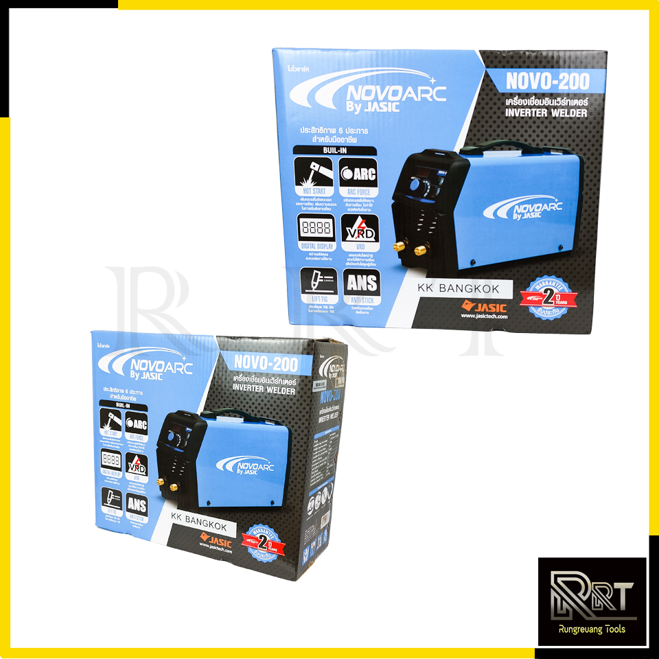 NOVOARC ตู้เชื่อม INVERTER by JASIC รุ่น NOVO-200 ใหม่ระบบแบบเชื่อมTIG