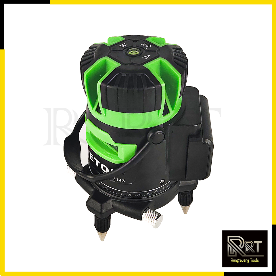 ETOP ระดับน้ำเลเซอร์ 5 เส้น 360 องศา รุ่น XH-5148 (แสงสีเขียว)