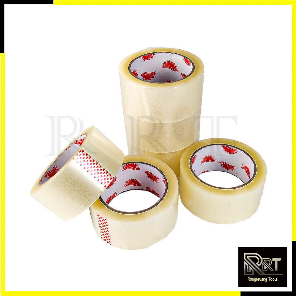 RRT เทปกาวใส 2 นิ้ว 100 หลา (ยกลัง 72 ม้วน)