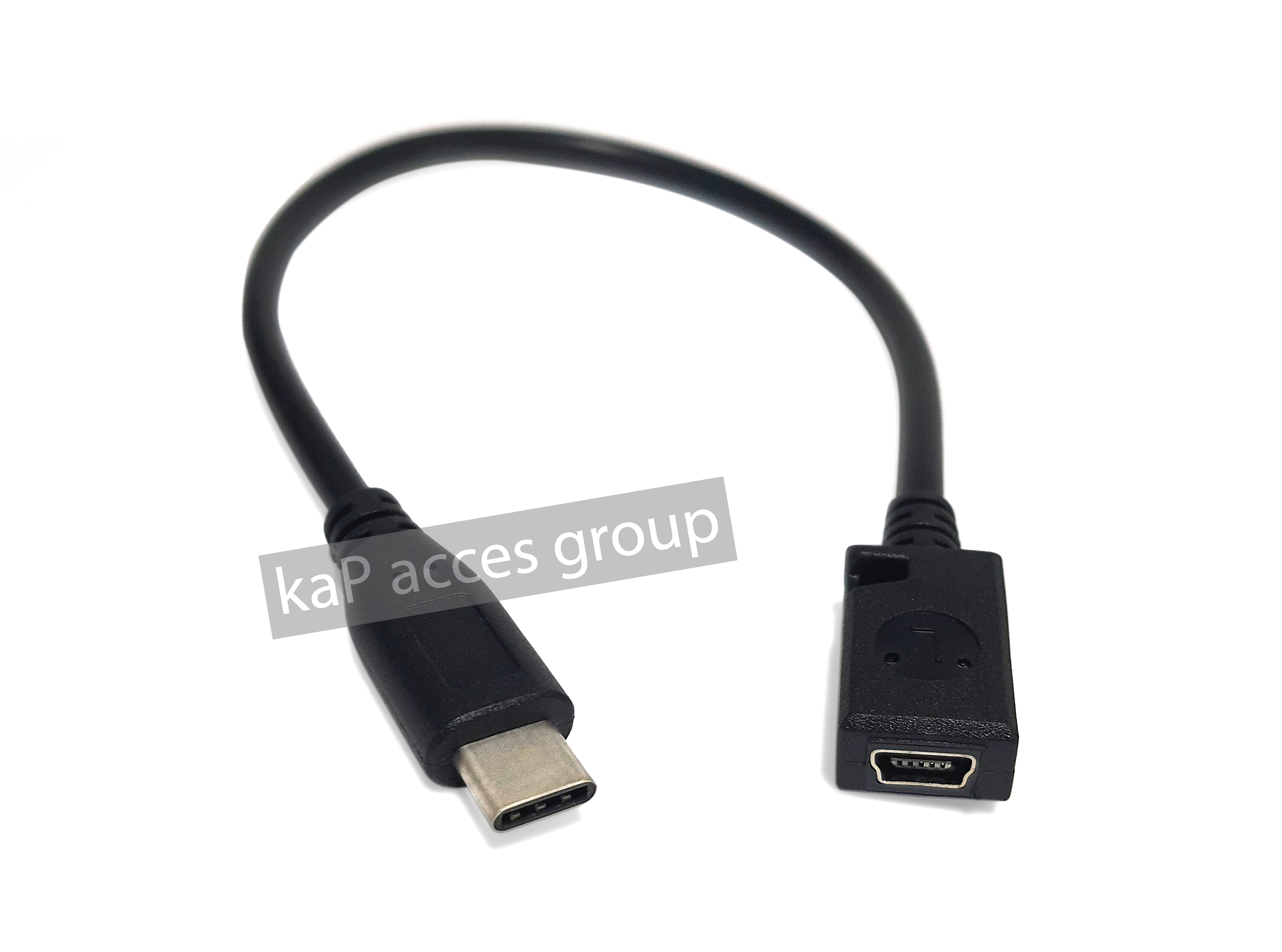 สายแปลง USB TYPE C (M) to USB MINI 5 PIN (F) 29cm.