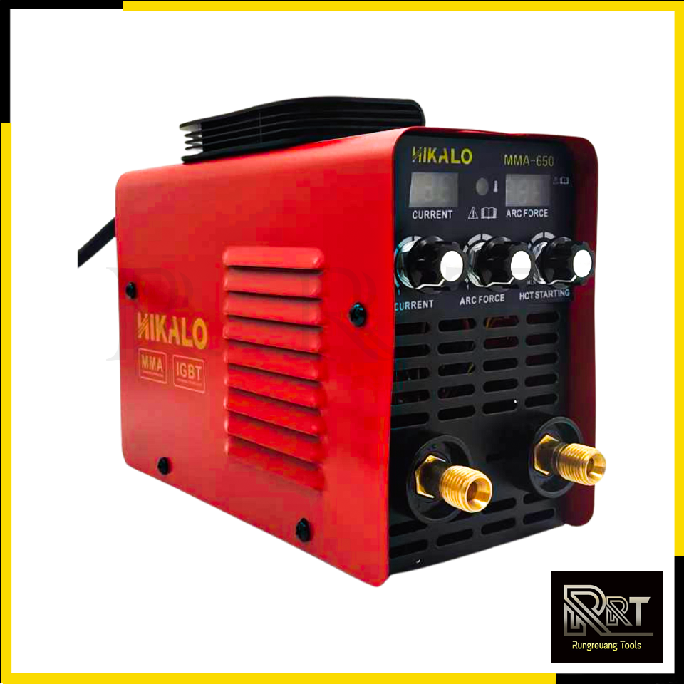 HIKALO ตู้เชื่อม INVERTER รุ่น MMA-650 + สายเชื่อม 15 เมตร(สายดิน 5 เมตร)