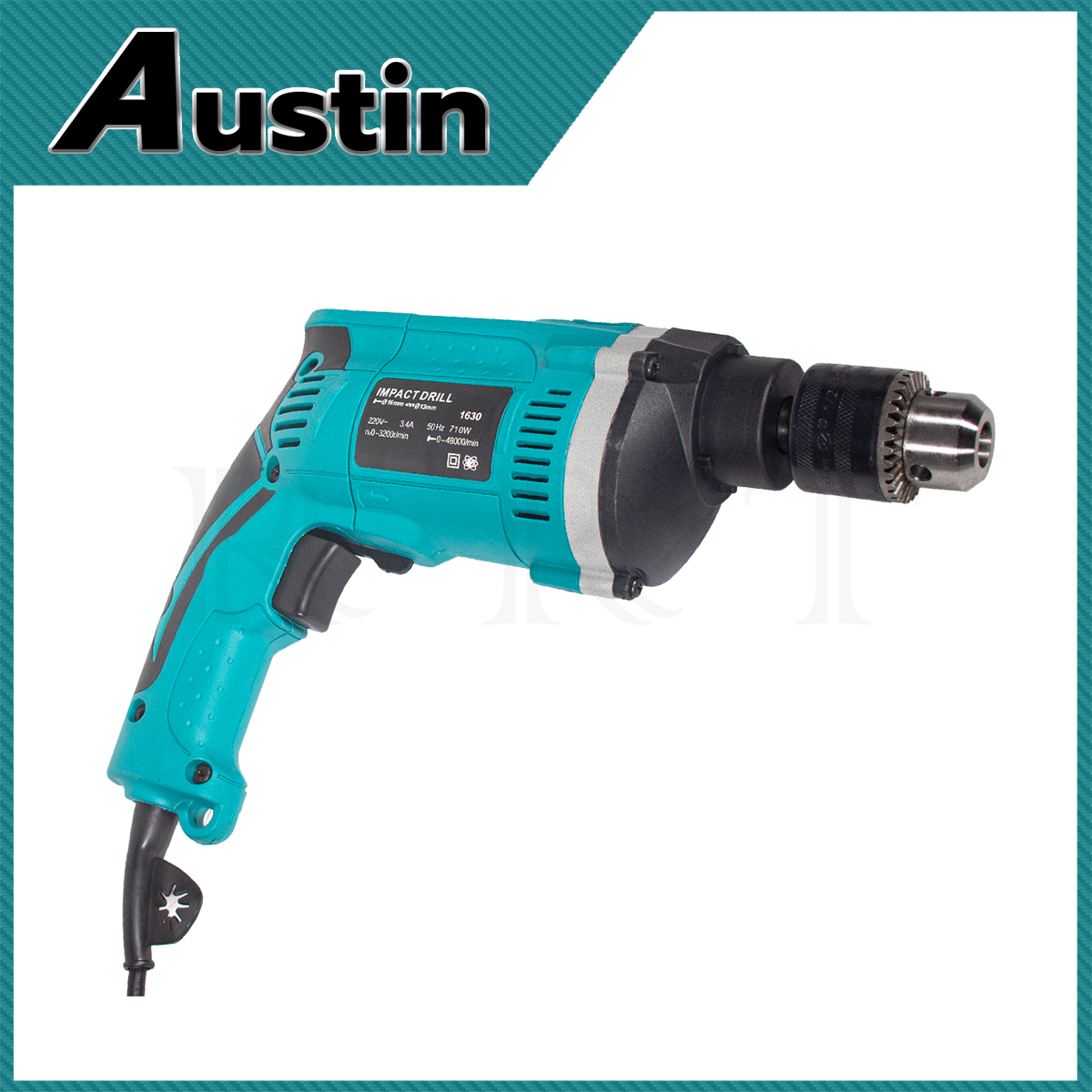 AUSTIN สว่านไฟฟ้า 13mm. กระแทกได้ รุ่น HP-1630 ปรับรอบ ซ้าย-ขวา