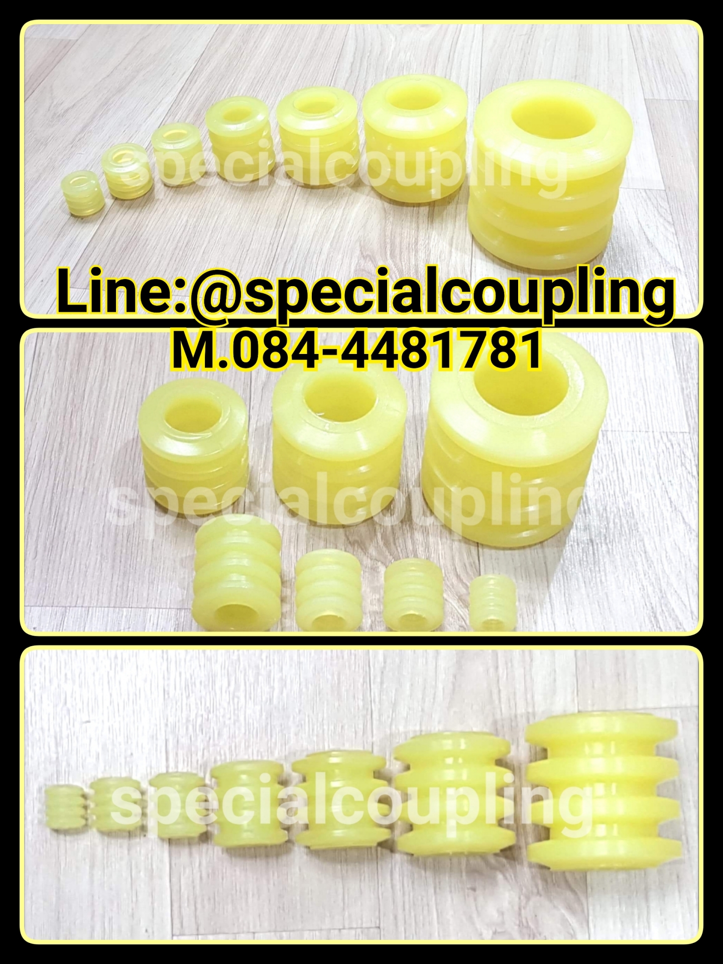 จำหน่ายบุชชั้นยูรีเทน ขนาด10/20,12/24,14/28,18/36,24/45,28/56,38/71 mm. พร้อมส่งคะ