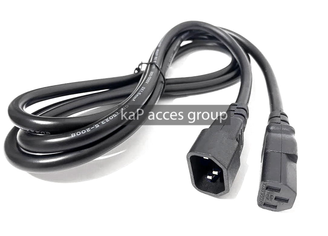 สายไฟ เอซี เพาเวอร์ ลูป IEC-320 C13-C14 (3*1.5 sq.mm) UPS Loop (5เมตร)