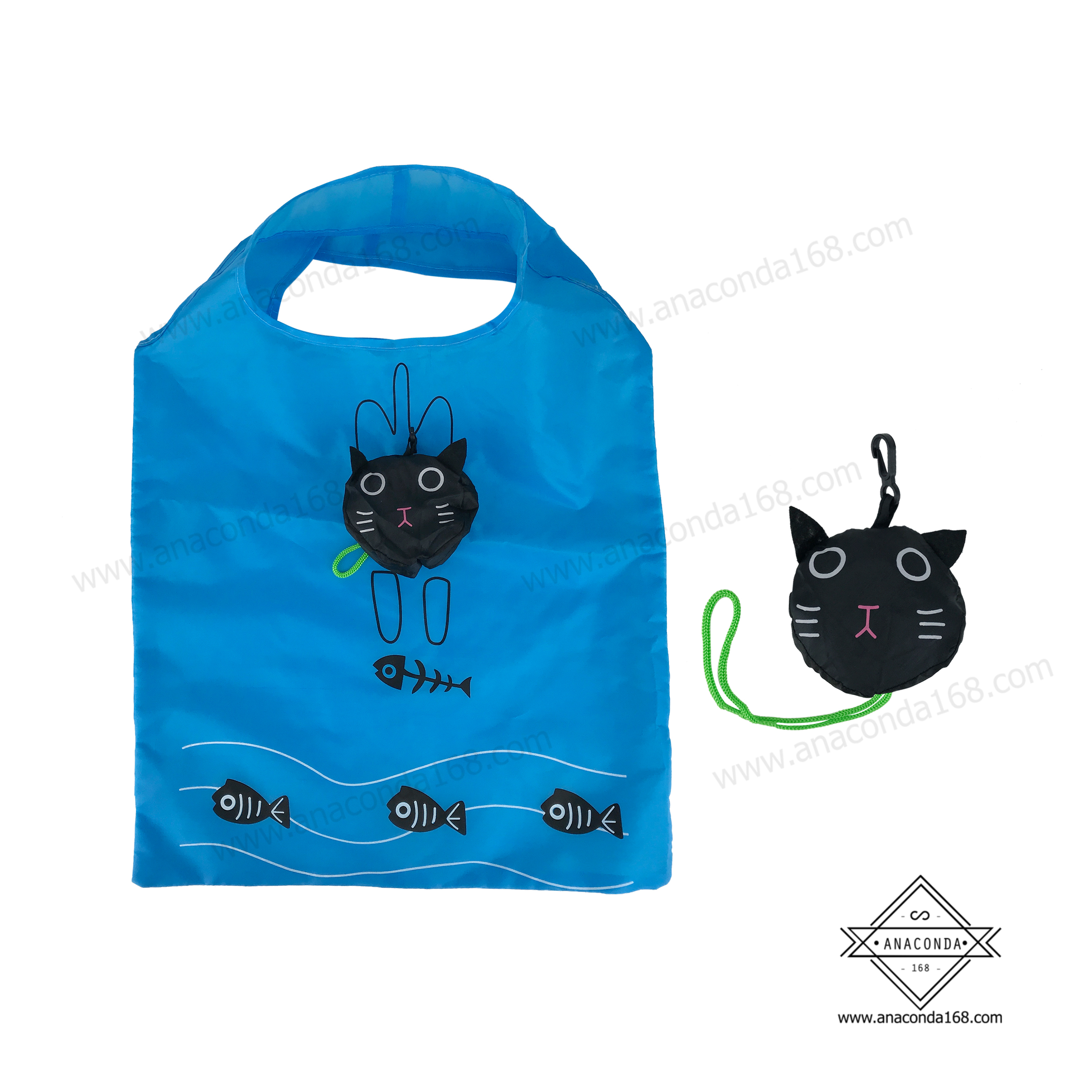 กระเป๋าพับเก็บได้ลายน่ารัก ถุงช้อปปิ้งพับได้ (Shopping Bag)