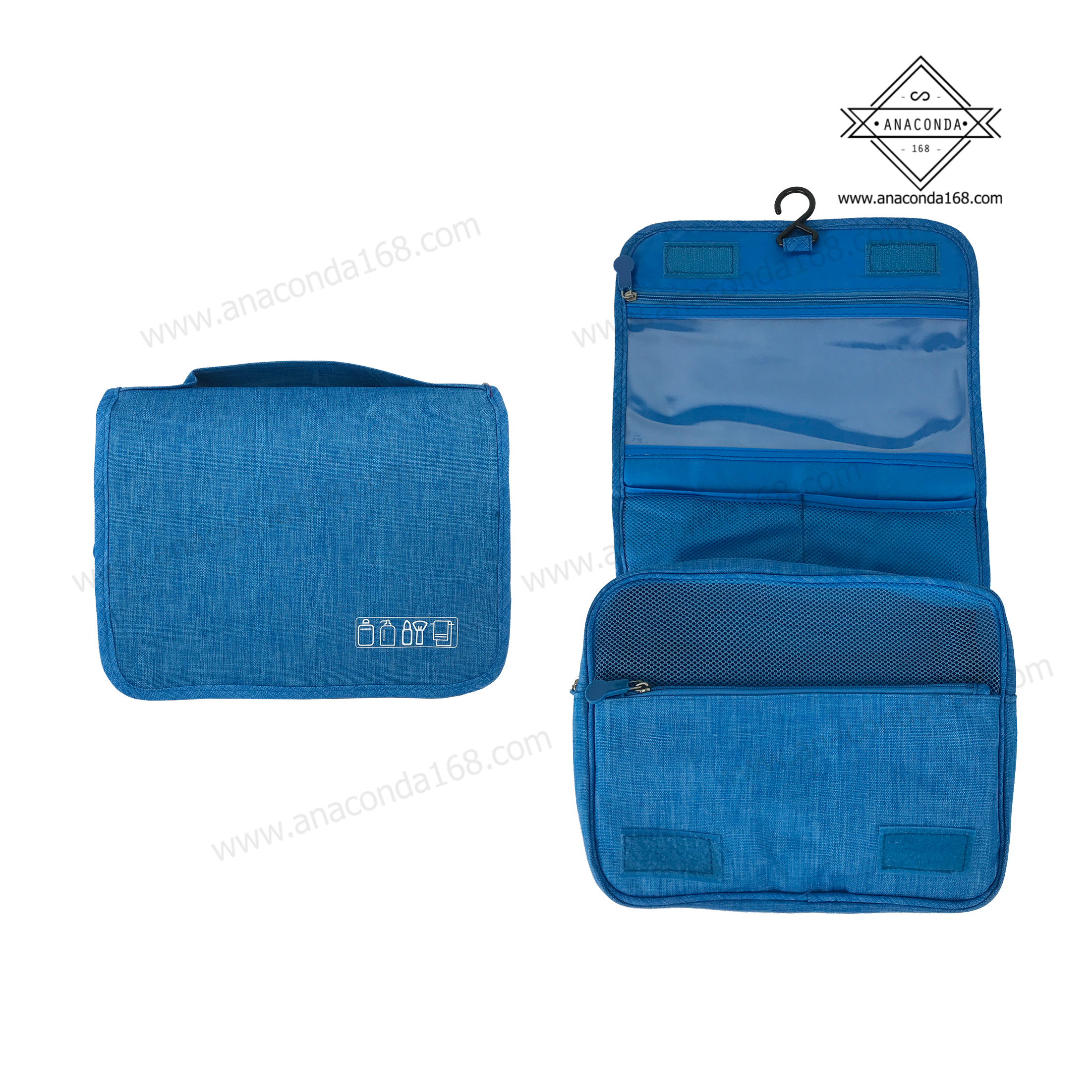 กระเป๋าจัดเก็บอุปกรณ์อาบน้ำแบบพับ
