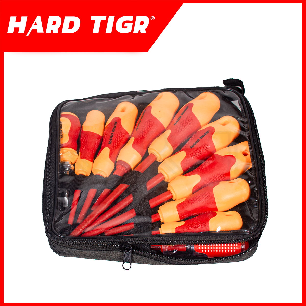 HARD TIGR ชุดไขควงหุ้มฉนวน 10 ตัวชุด