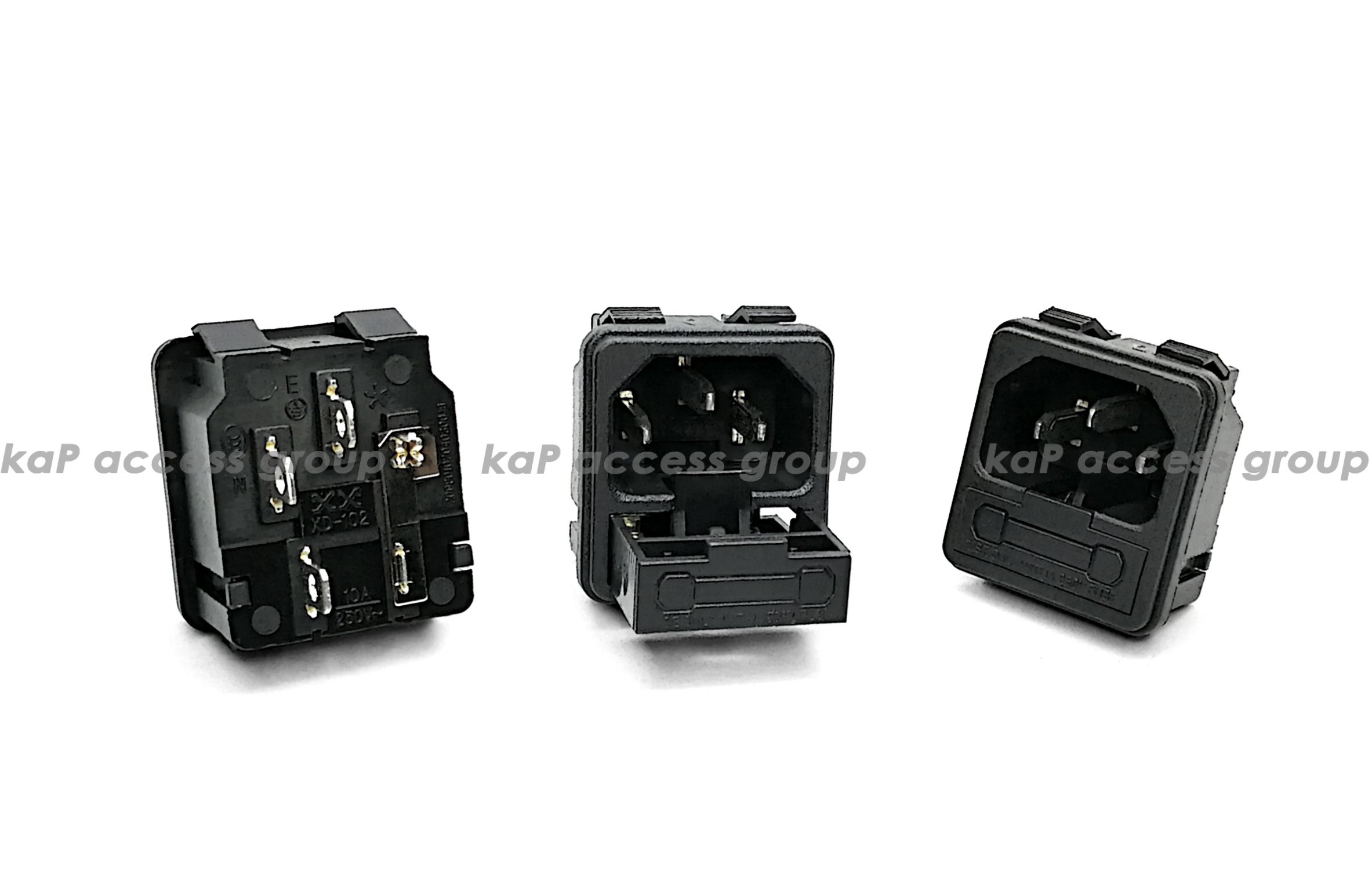 เพาเวอร์ซ็อกเก็ต INPUT IEC 320 แบบ C14 มีช่องเสียบฟิวส์