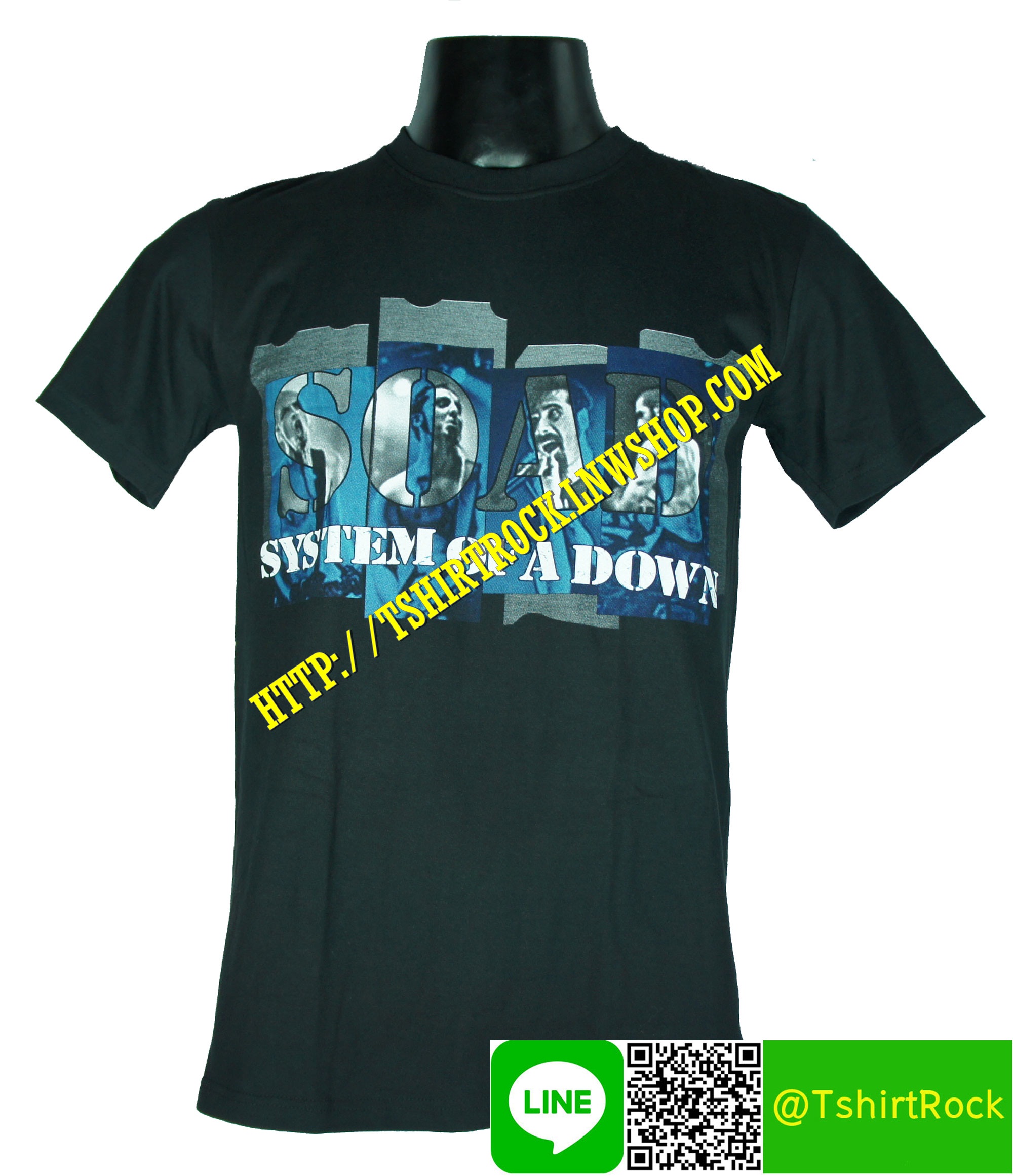 SYSTEM OF A DOWN เสื้อยืดวงร็อค เมทัล ดนตรี เสื้อวงซิสเตมออฟอะดาวน์ SOD1485