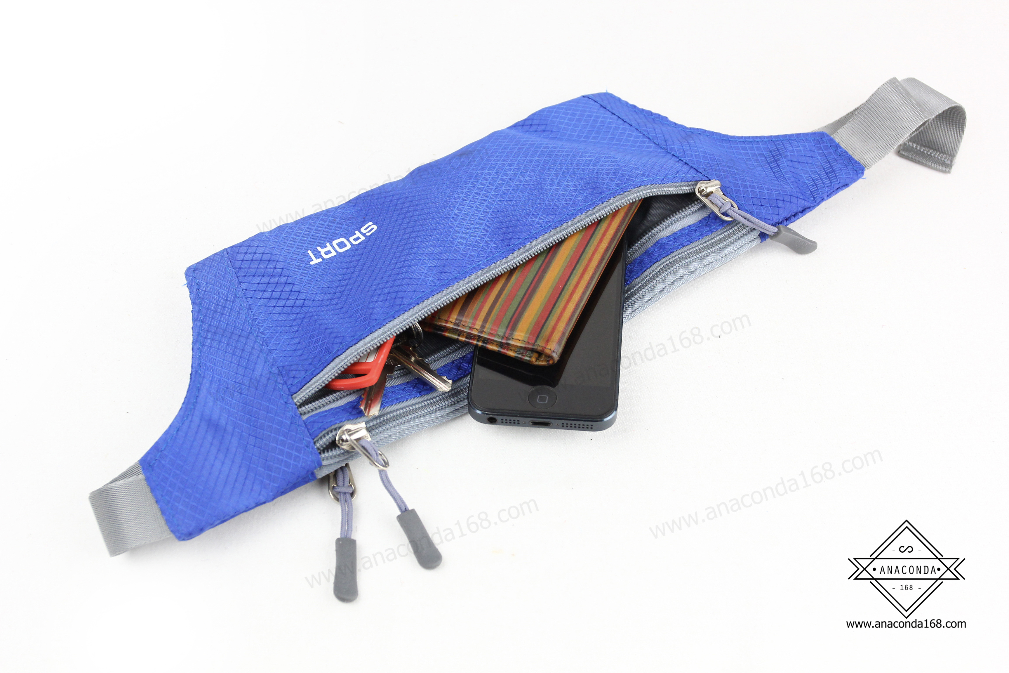 กระเป๋าคาดเอวสปอร์ต 3 ซิป ( Sport Bag )