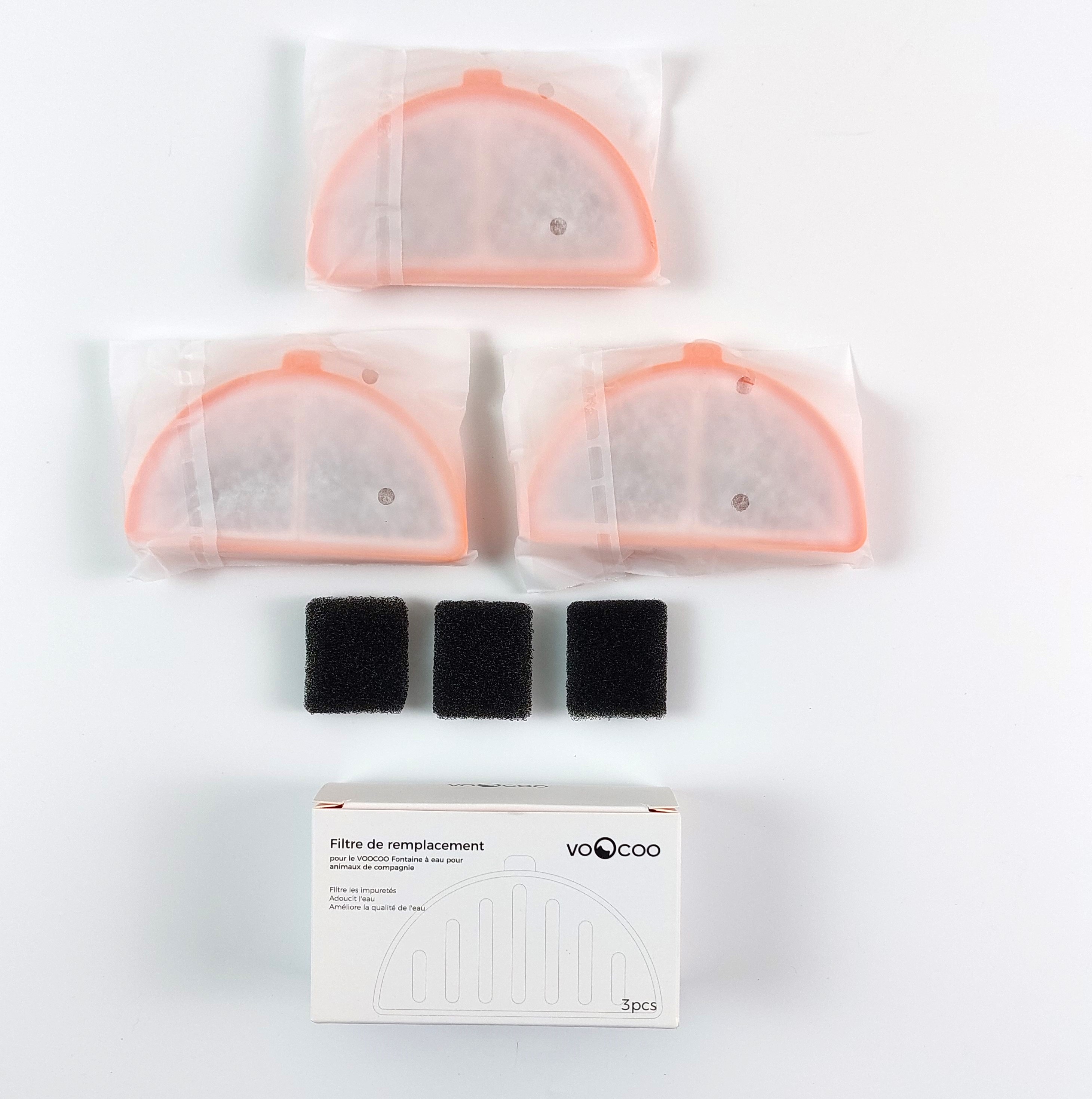 ไส้กรองรีฟิลล์สำหรับน้ำพุระบบไร้สาย VooCoo Pet Water Fountain รุ่น FLOW