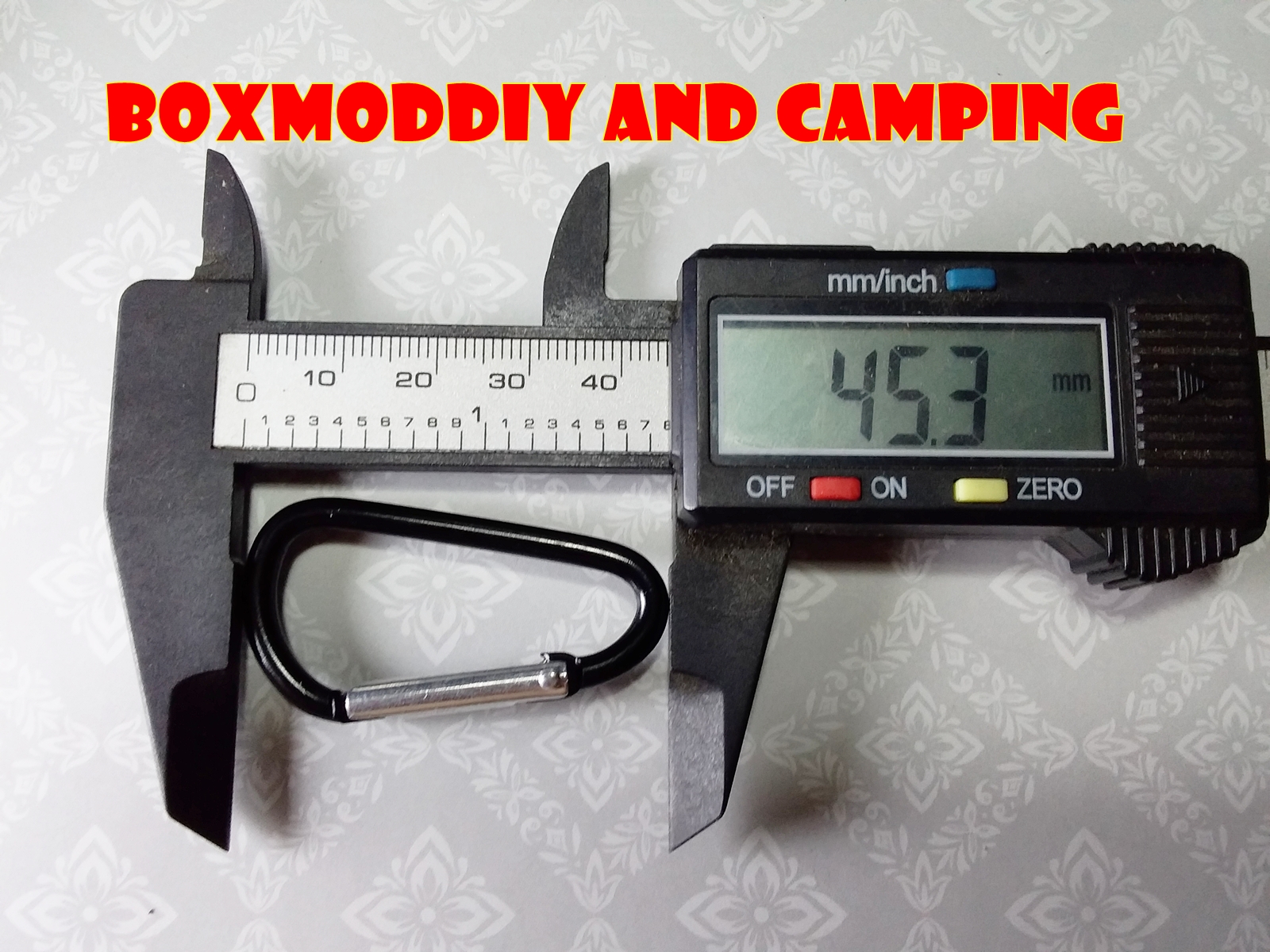 D-Shape Carabiner, Camping Clamps Tent Clip อลูมิเนียมห่วงคล้องเชือก คล้องสมอบก ขนาดยาว45มม. 1ชุดมี6ตัว 70บาท