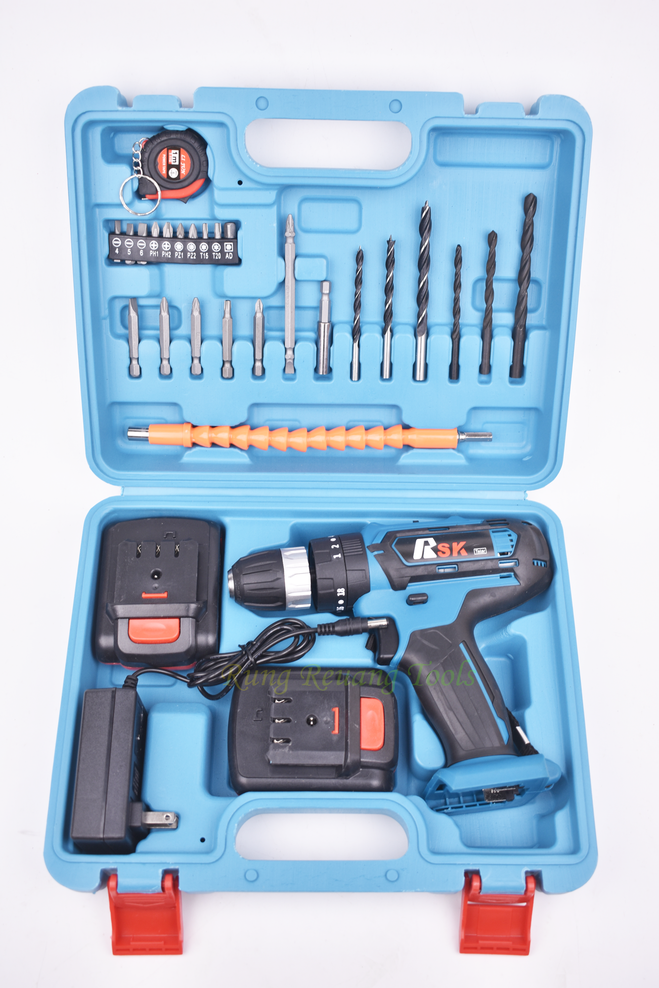 RSK สว่านไร้สาย 32V รุ่น 330DWE 3ระบบ เจาะกระแทกได้ พร้อมชุดอุปกรณ์