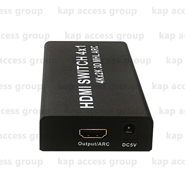 Switch HDMI เข้า 4 ออก 1 จอ Switcher Support ARC / MHL / Audio Separation (4K/ 3D)