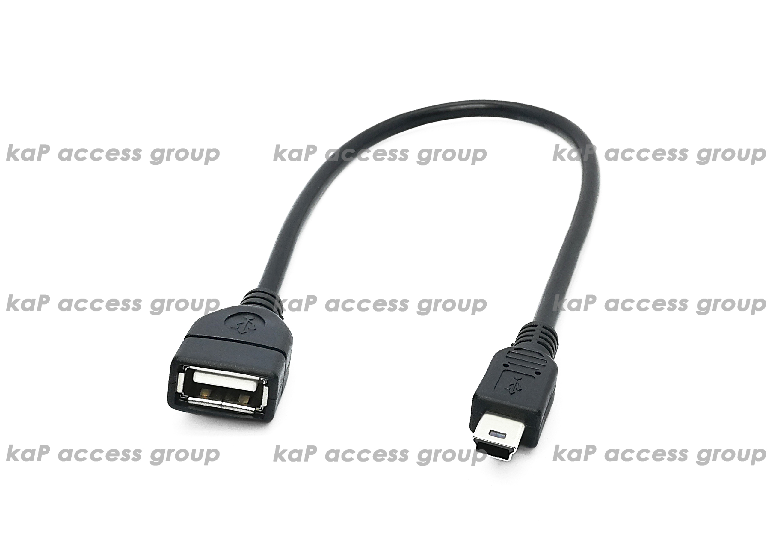 USB (Female) to Mini USB (5 Pin) Cable OTG