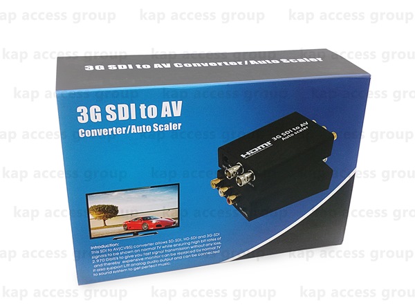 3G SDI to AV Box Converter Auto Scaler