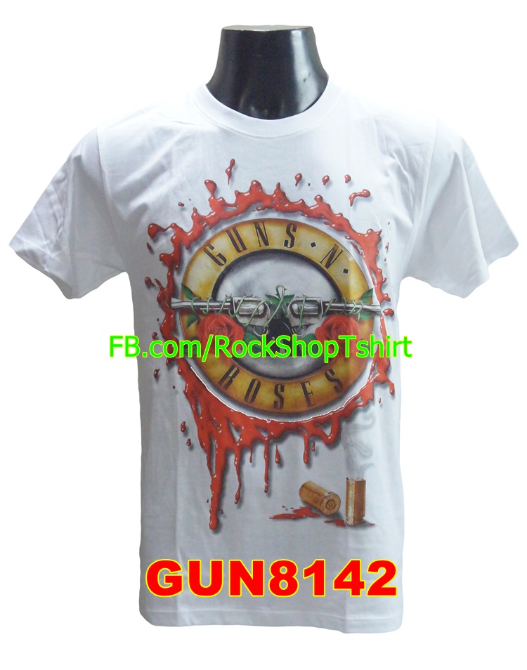เสื้อวินเทจ GUNS N' ROSES เสื้อยืดวงร็อค เสื้อร็อค เมทัล กันส์แอนด์โรสเซส GUN8142