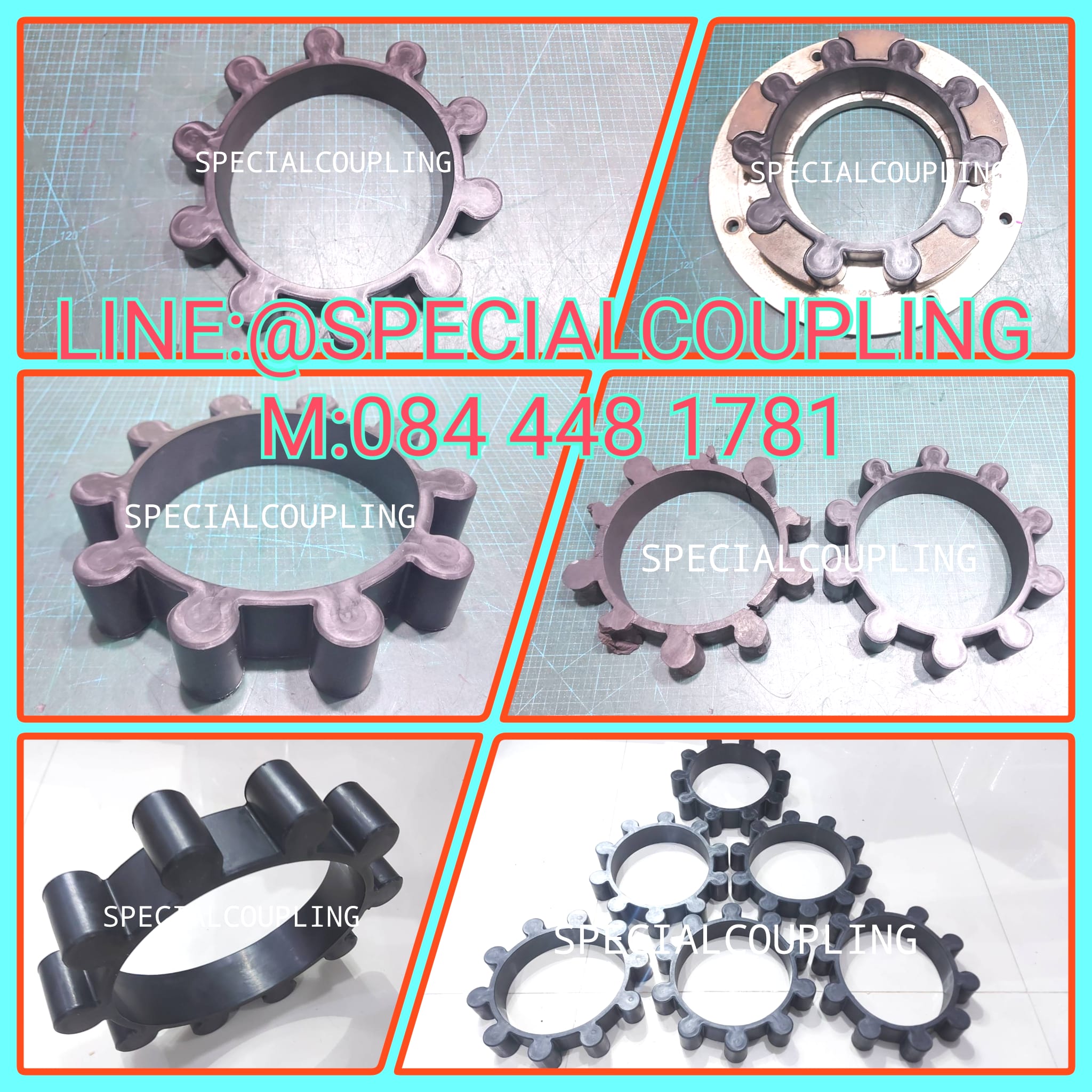 รับผลิต CHARN NBR SPIDER FOR COUPLING ตามตัวอย่าง ขนาดod220mm ID155MM T40mm 10แฉก รับมีจำนวนคะ รอสินค้า20 วัน สอบถามได้คะ