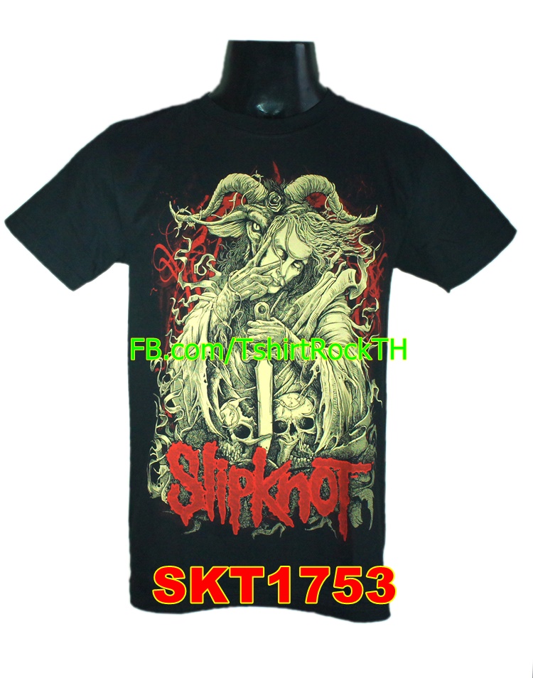 เสื้อวง SLIPKNOT เสื้อวินเทจ เสื้อยืดวงร็อค เมทัล สลิปน็อต SKT1753