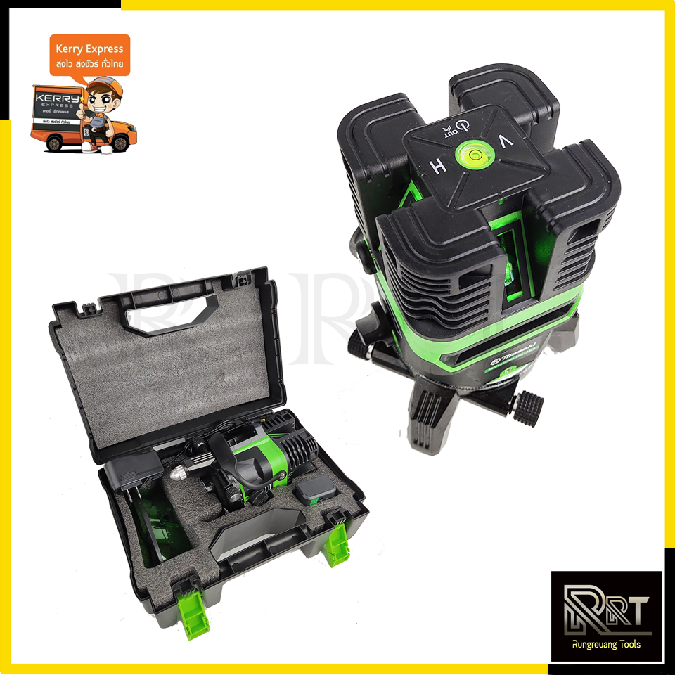 MASAKI ระดับน้ำเลเซอร์ 5 เส้น 360 องศา รุ่น MK-5L(แสงสีเขียว)