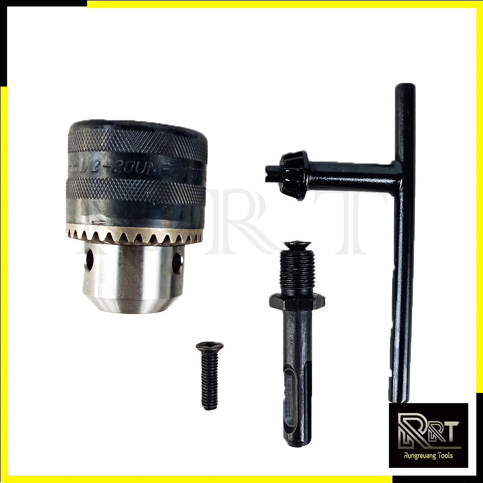 TOTAL ชุดหัวต่อสว่านโรตารี่ 13mm.(1/2") รุ่น TAC-4513011