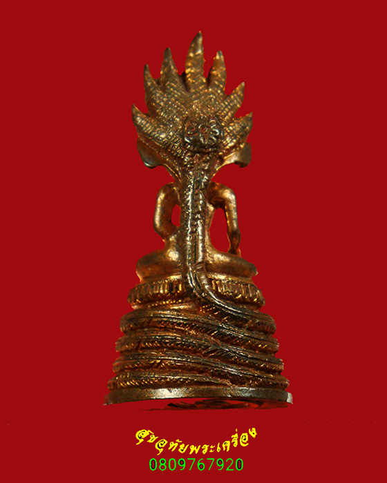 742.พระพุทธรูปนาคปรก วัดเศวตฉัตร กรุงเทพฯ สวยสมบูรณ์กล่องเดิม น่าบูชาครับ