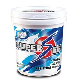 สีรองพื้นปูนใหม่กันด่าง SUPERSEF 5 กล.