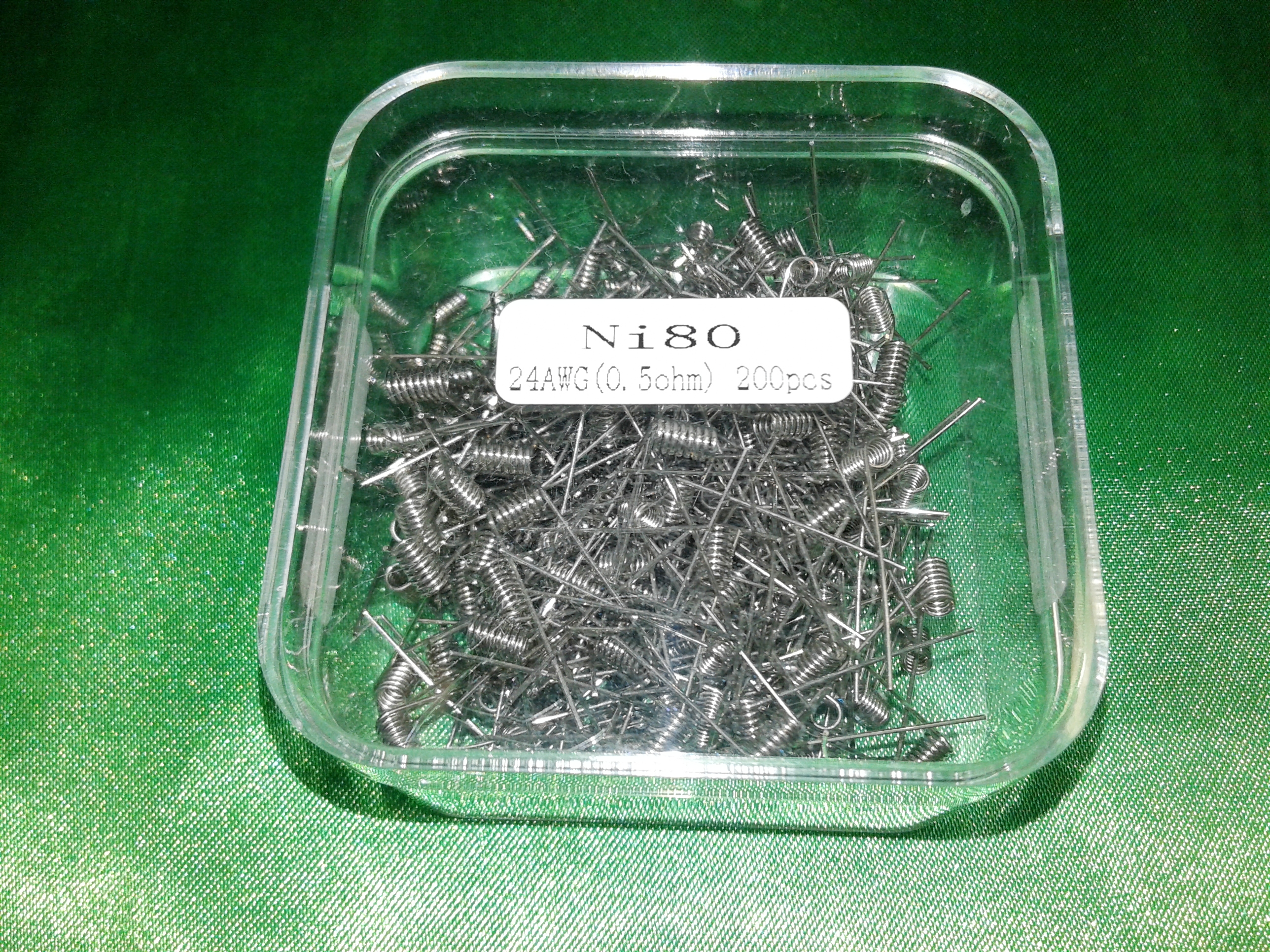 ลวดนิโครมสำเร็จรูป NI80 ขนาด 0.5 24AWG (10บาทได้1คู่ 2ตัว)