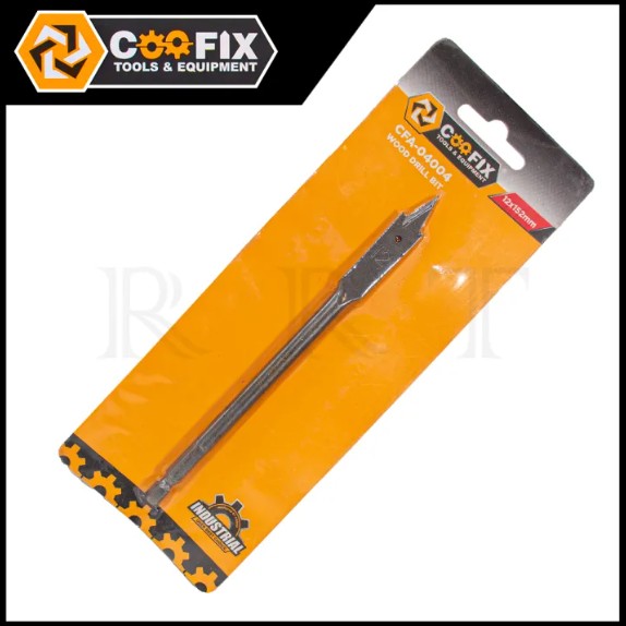 COOFIX ดอกสว่านใบพายเจาะไม้ก้านกลม ขนาด 12 mm. รุ่น CFA-04004