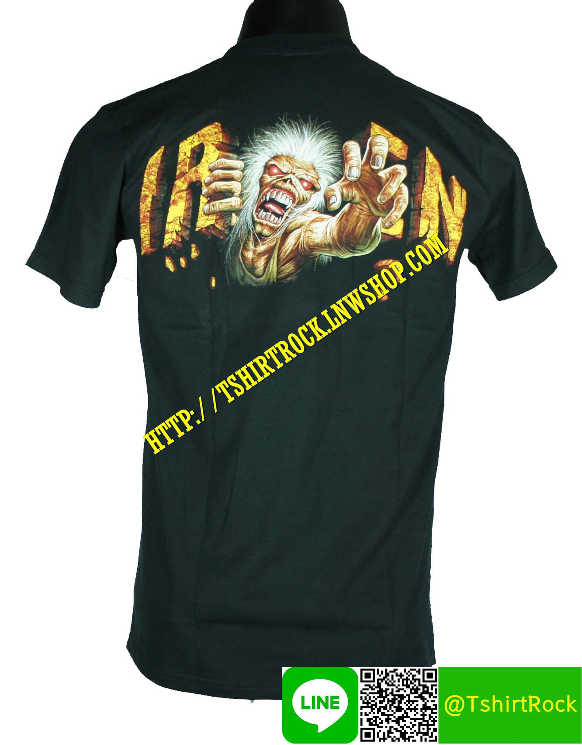 IRON MAIDEN เสื้อยืดวงร็อค เมทัล ดนตรี เสื้อวงไอเอิร์นเมเดน IRN1273