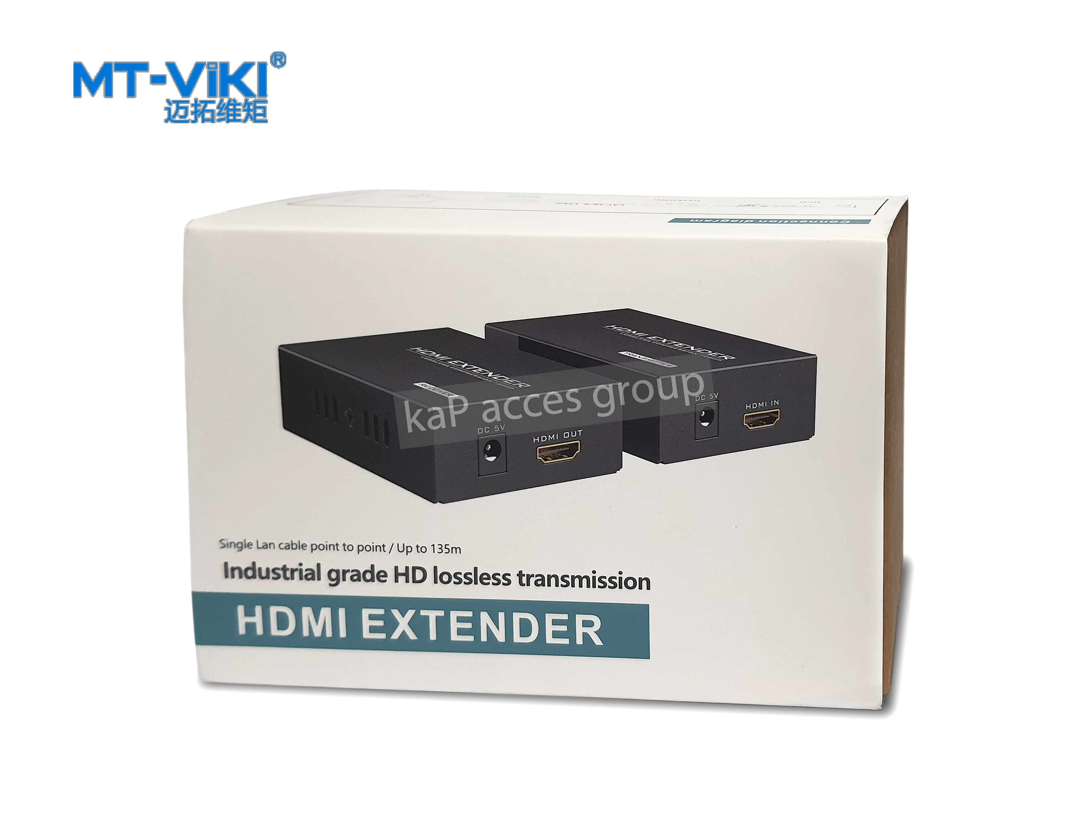 HDMI EXTENDER 135M HDMI to LAN Cat5e / Cat6 ยี่ห้อ MT-ViKi แท้ Full HD up to 135เมตร