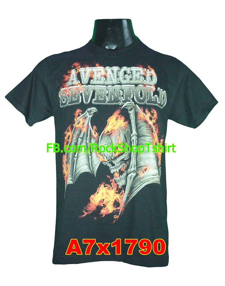 เสื้อวง AVENGED SEVENFOLD เสื้อวินเทจ เสื้อยืดวงร็อค เมทัล อะเว็นจด์เซเวนโฟลด์ A7X A7X1790