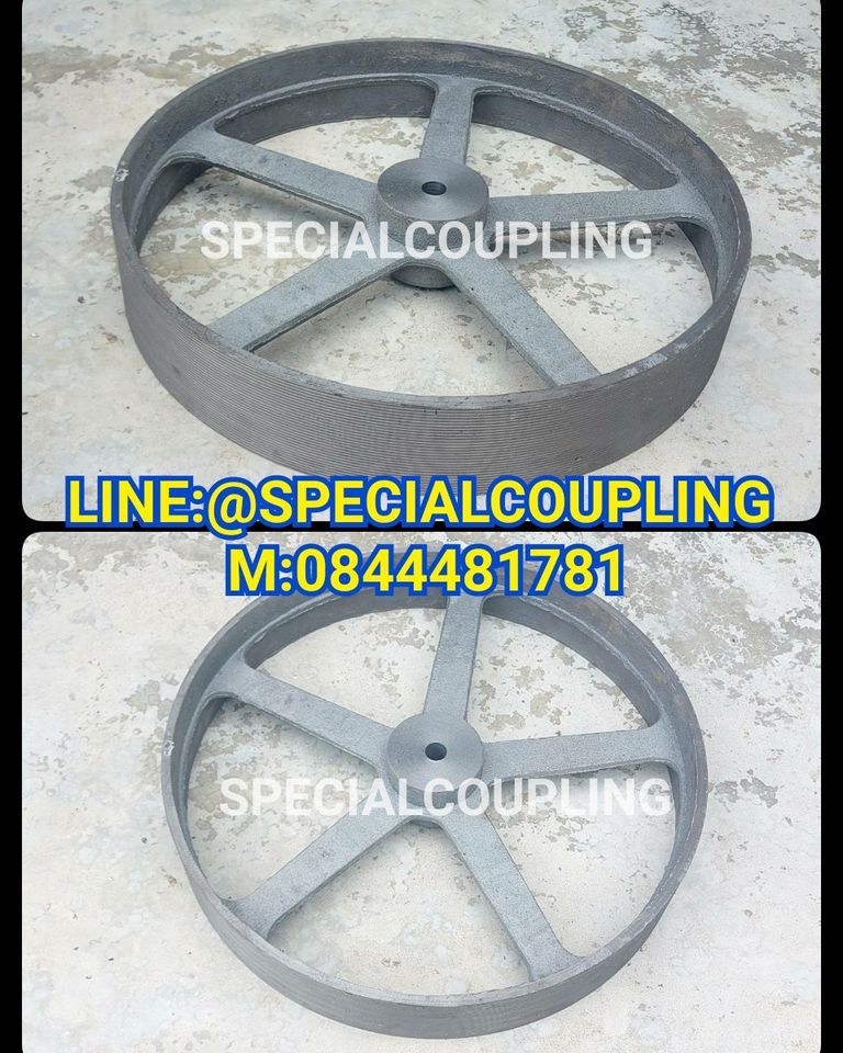 จำหน่าย Pulley สายพานแบน ขนาด24" หน้า4" รูเพลา 1" พร้อมส่งจ้า สอบถามได้คะ