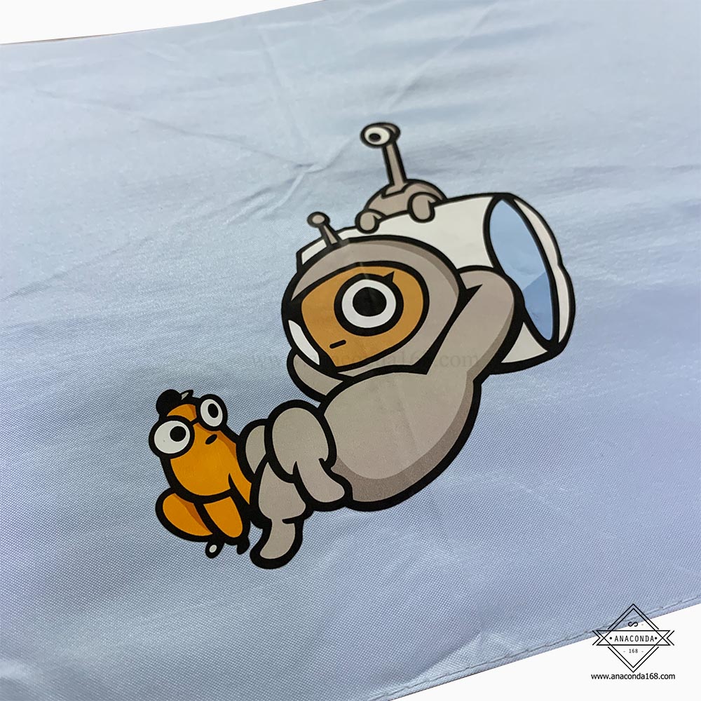 ร่มพับพรีเมี่ยม 3 ตอน ทำโลโก้