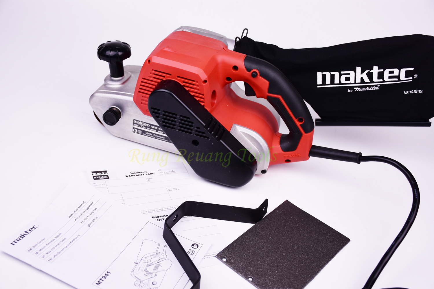 MAKTEC เครื่องขัดกระดาษทราย-สายพาน(รถถัง) 4"นิ้ว - รุ่น MT-941