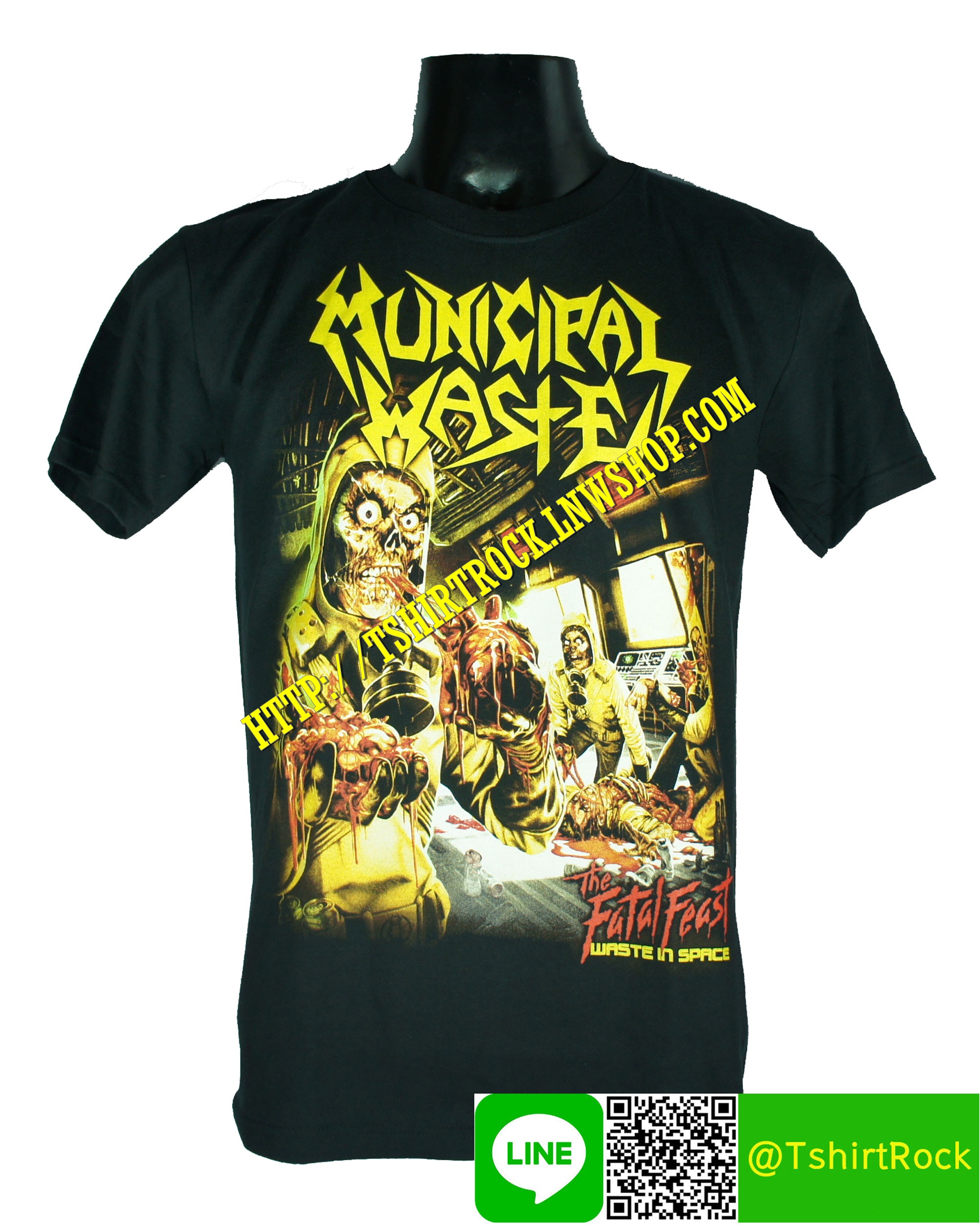 MUNICIPAL WASTE เสื้อยืดวงร็อค เมทัล ดนตรี เสื้อวง MWS1542
