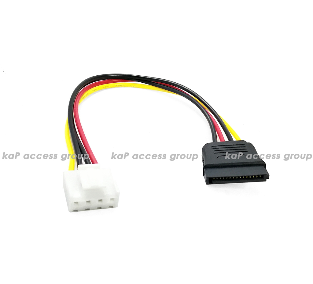 สาย SATA Power Cable to Power เครื่องบันทึก DVR / NVR 4 Pin