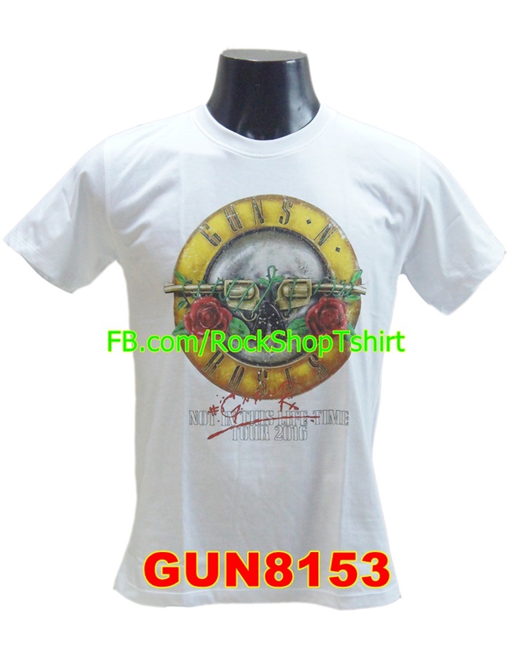 เสื้อวินเทจ GUNS N' ROSES เสื้อยืดวงร็อค เสื้อร็อค เมทัล กันส์แอนด์โรสเซส GUN8153