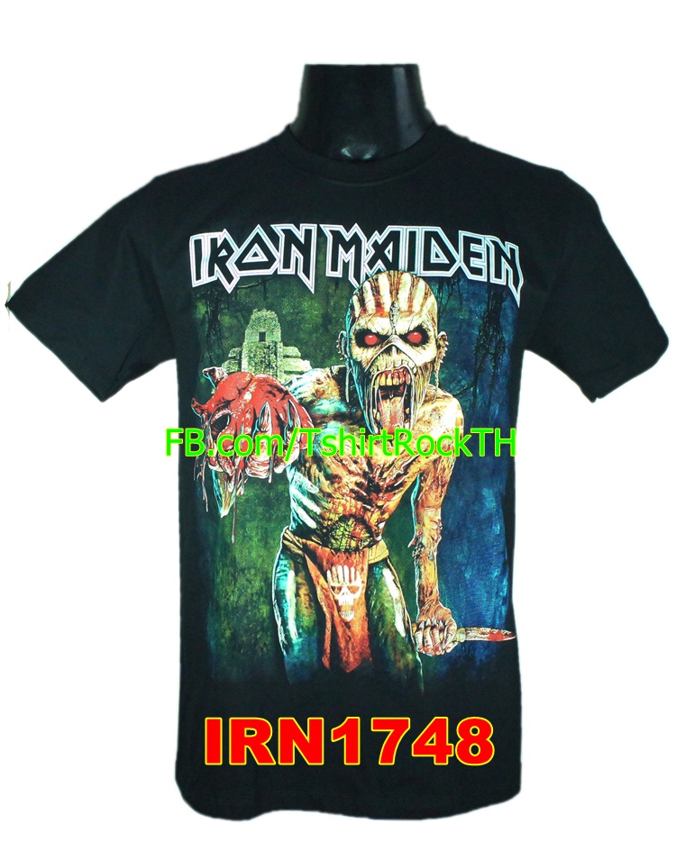 เสื้อร็อค IRON MAIDEN เสื้อวง เสื้อวินเทจ ไอเอิร์นเมเดน IRN1748