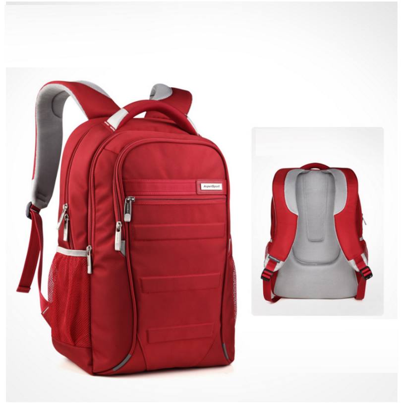 กระเป๋าเป้สะพายหลังกันน้ำซึม สีแดง