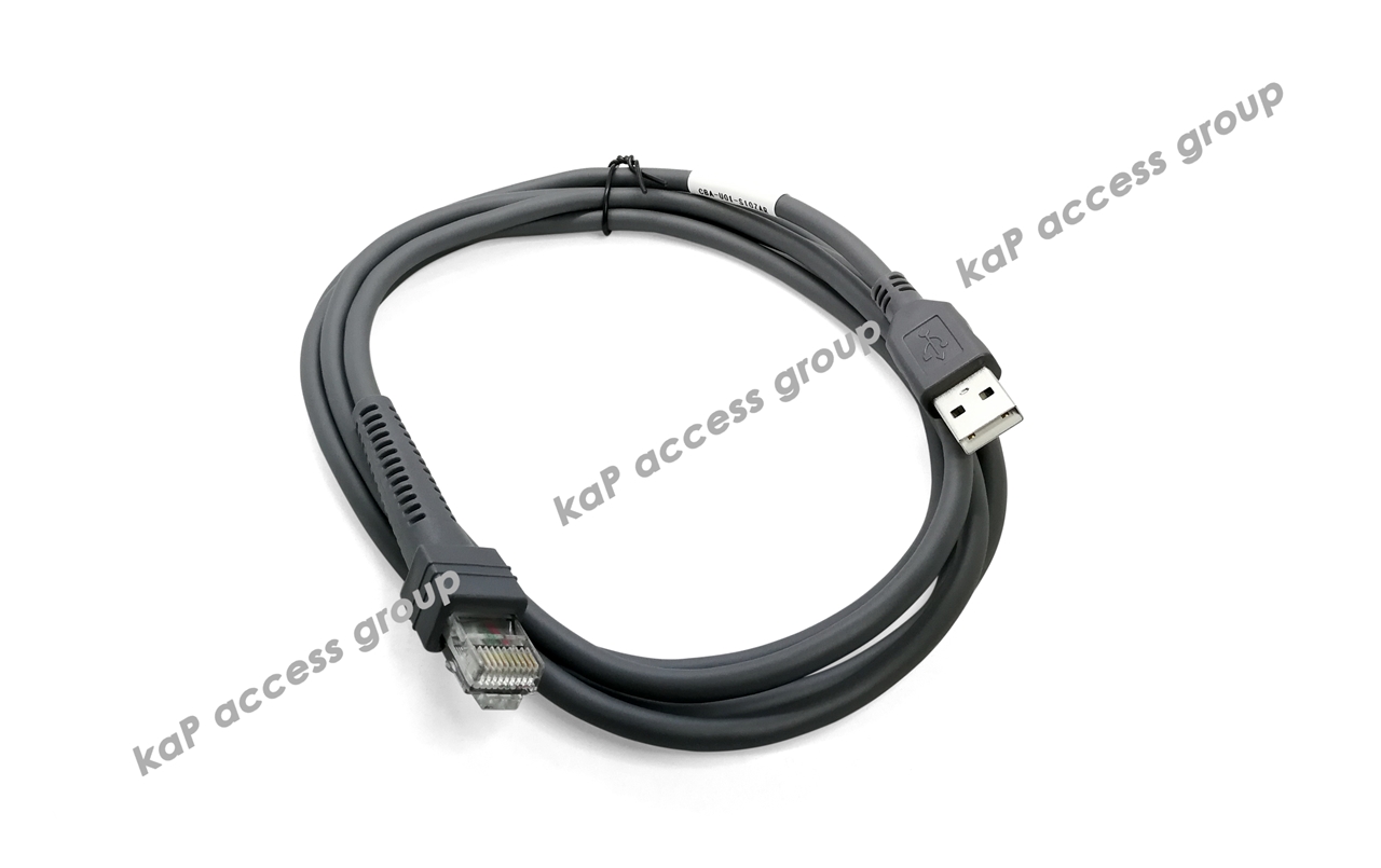 สาย USB to LAN 10 Pin ต่อปืนยิงบาร์โค๊ด USB barcode หัว RJ45 , RJ50 10Pin 5เมตร