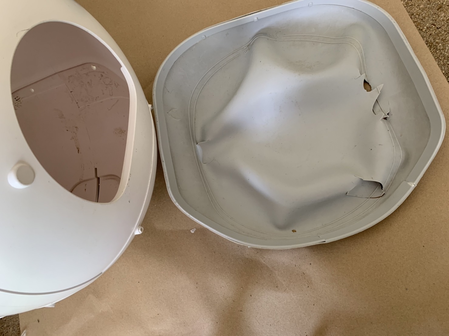 อะไหล่แผ่นยางซิลิโคนรองถังหมุนห้องน้ำแมว PETKIT Pura X