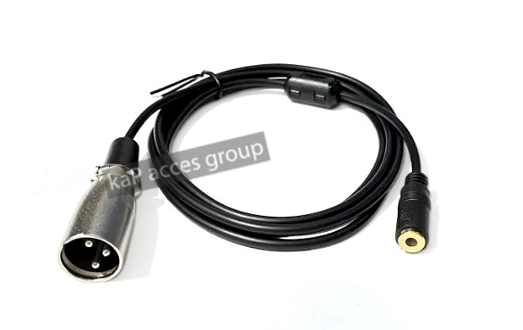 Microphone Cable XLR Male to 3.5mm TRS ตัวเมีย